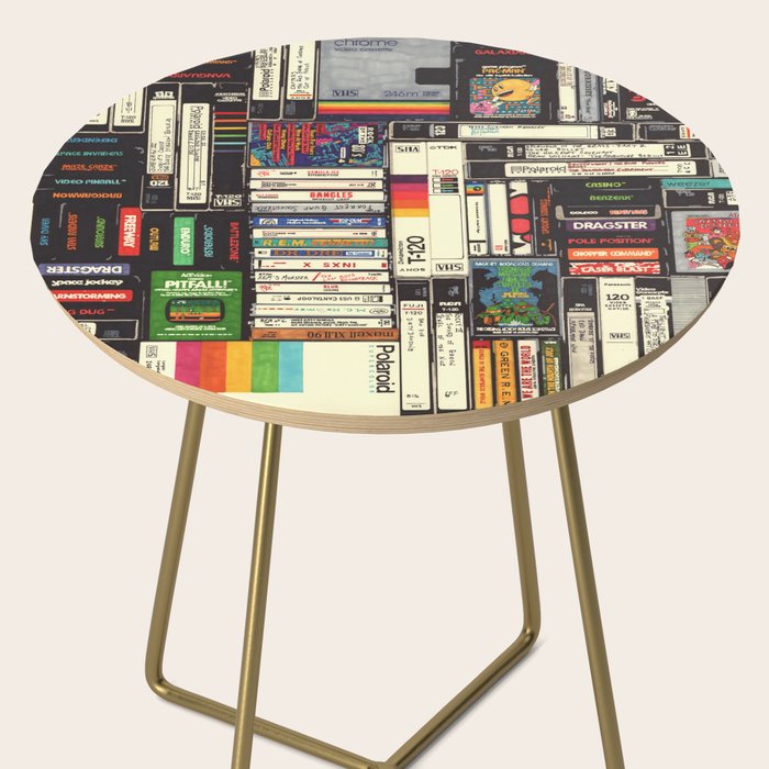 Cassettes, VHS and Video Games Side Table Gallery Image 2