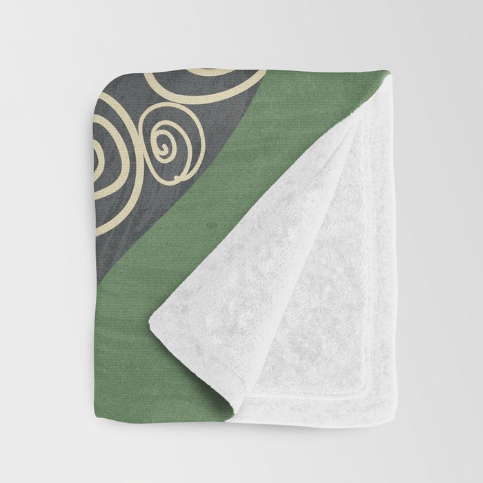 Modern Bloom 4 Throw Blanket Gallery Image 3