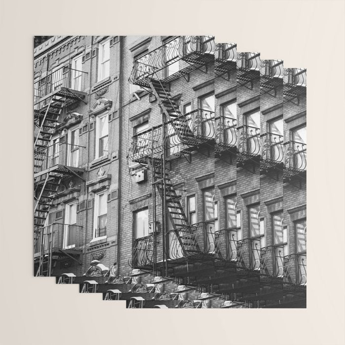 Architecture in NYC | Black and White Photography Wrapping Paper Gallery Image 3