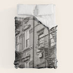 Architecture in NYC | Black and White Photography Duvet Cover Gallery Image 6