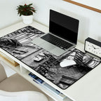 Architecture in NYC | Black and White Photography Desk Mat Gallery Image 2