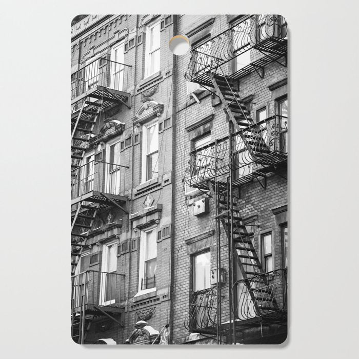 Architecture in NYC | Black and White Photography Cutting Board Gallery Image 1