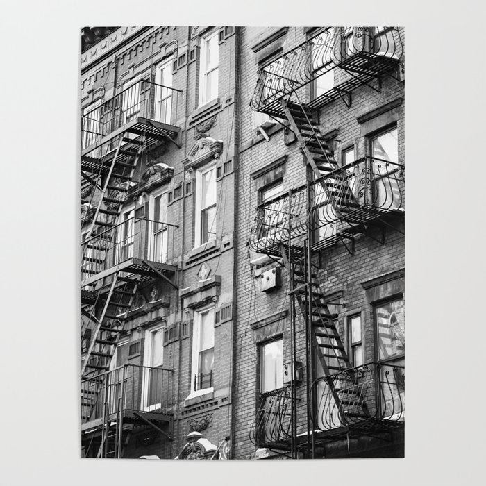 Architecture in NYC | Black and White Photography Poster Gallery Image 1