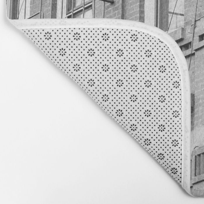Architecture in NYC | Black and White Photography Bath Mat Gallery Image 2