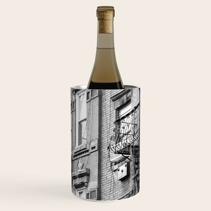 Architecture in NYC | Black and White Photography Wine Chiller Gallery Image 1