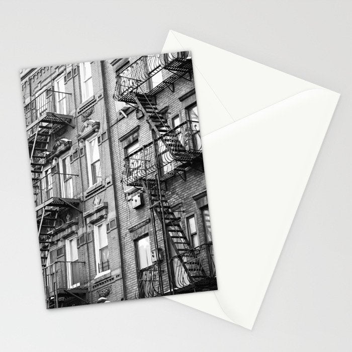 Architecture in NYC | Black and White Photography Stationery Card Gallery Image 2