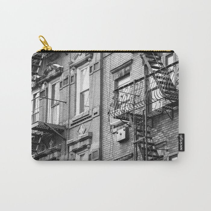 Architecture in NYC | Black and White Photography Carry All Pouch Gallery Image 1