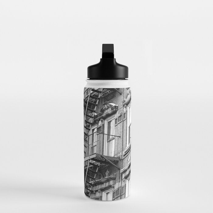 Architecture in NYC | Black and White Photography Water Bottle Gallery Image 3