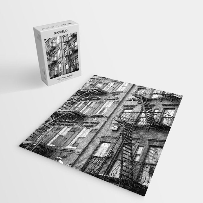 Architecture in NYC | Black and White Photography Jigsaw Puzzle Gallery Image 2
