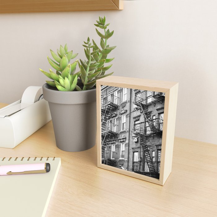 Architecture in NYC | Black and White Photography Mini Art Print Gallery Image 2