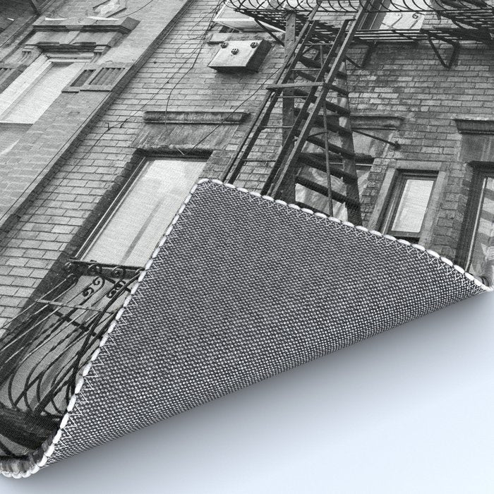 Architecture in NYC | Black and White Photography Rug Gallery Image 4
