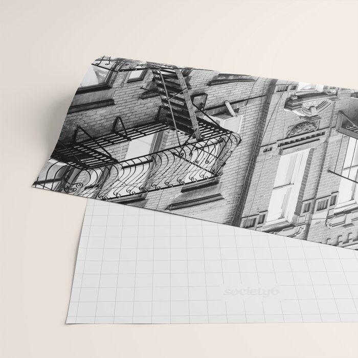 Architecture in NYC | Black and White Photography Wrapping Paper Gallery Image 2