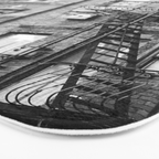 Architecture in NYC | Black and White Photography Bath Mat Gallery Image 3