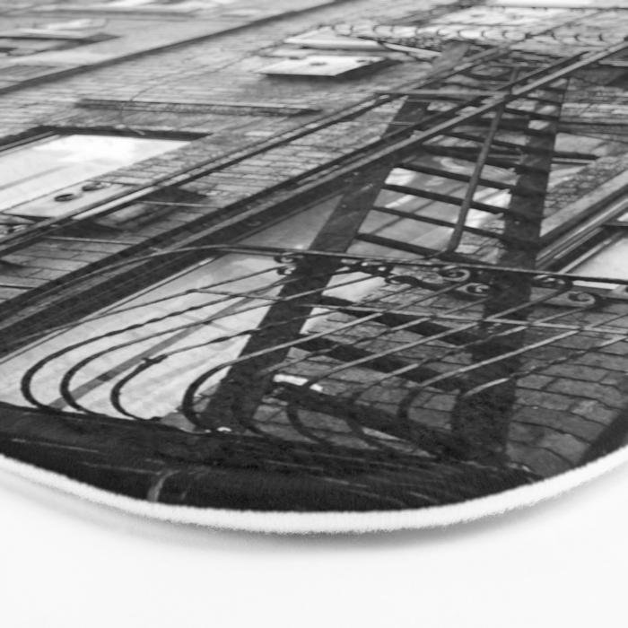 Architecture in NYC | Black and White Photography Bath Mat Gallery Image 3