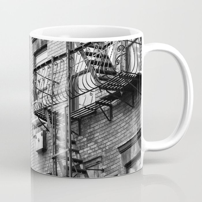 Architecture in NYC | Black and White Photography Coffee Mug Gallery Image 1