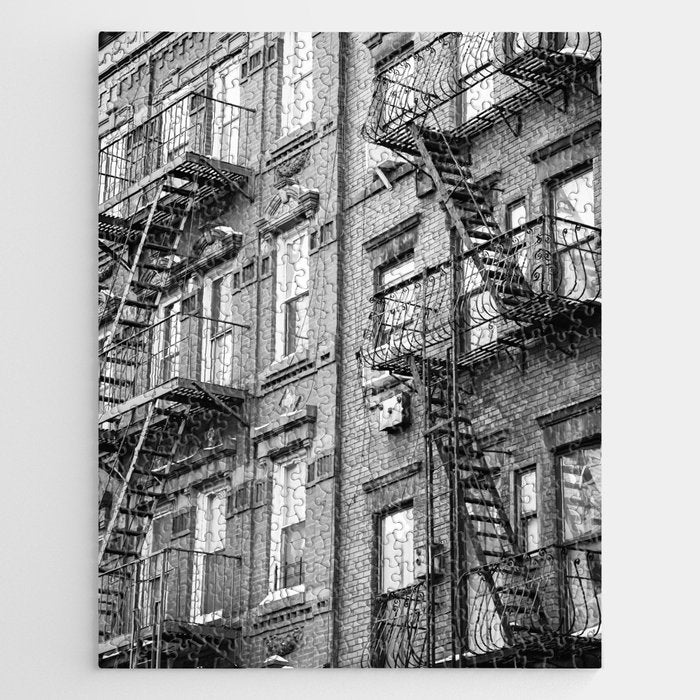 Architecture in NYC | Black and White Photography Jigsaw Puzzle Gallery Image 1