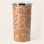 Abstract organic nature art shape paint pattern Travel Mug Gallery Image 1