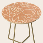 Abstract organic nature art shape paint pattern Side Table Gallery Image 2