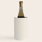 Lines III (Linen Gray) Wine Chiller Gallery Image 3