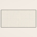 Lines III (Linen Gray) Desk Mat Gallery Image 3