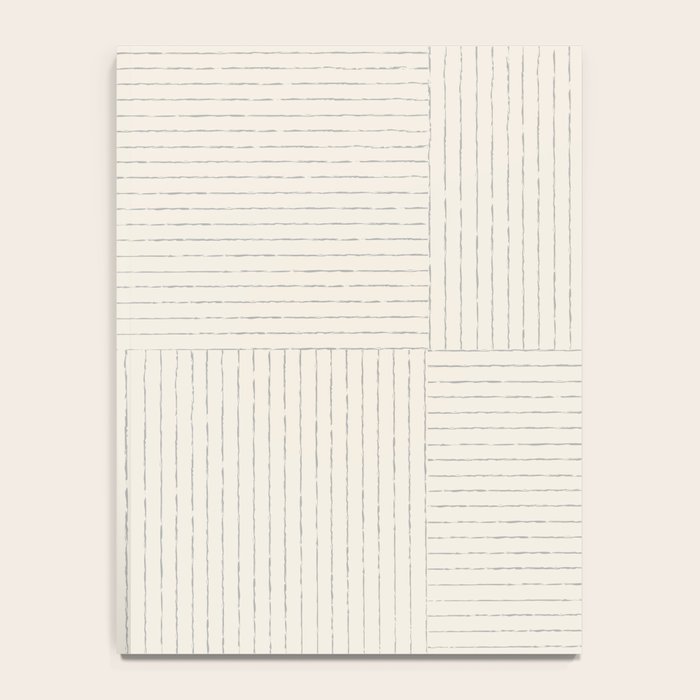 Lines III (Linen Gray) Notebook Gallery Image 4