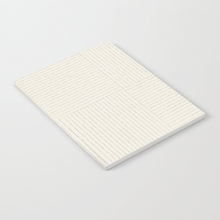 Lines III (Linen Gray) Notebook Gallery Image 2