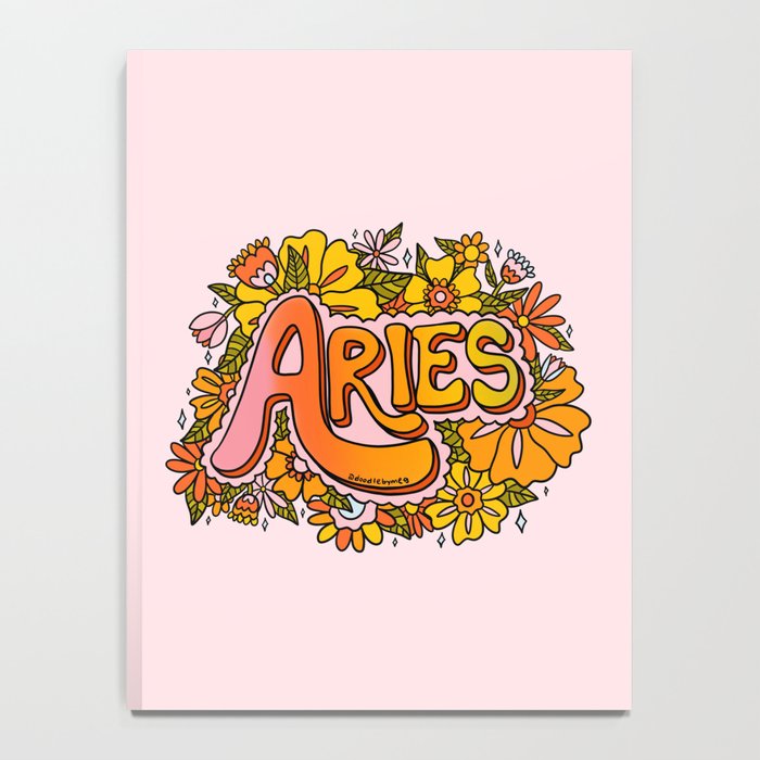 Aries Flowers Notebook Gallery Image 4