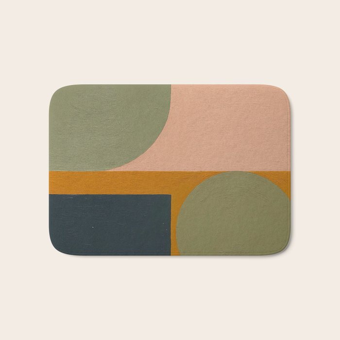 Mid Century Modern Balance Bath Mat Gallery Image 1