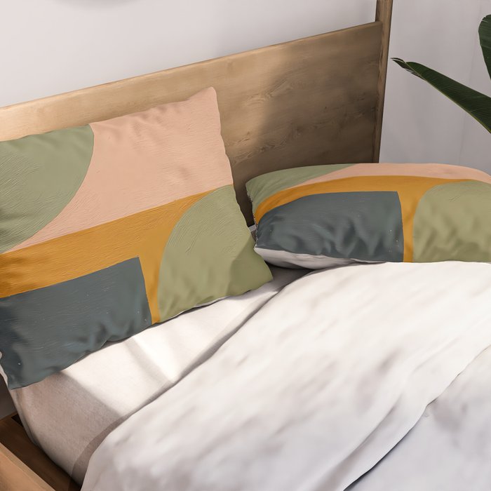 Mid Century Modern Balance Pillow Sham Gallery Image 2