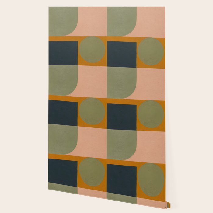 Mid Century Modern Balance Wallpaper Gallery Image 2