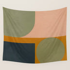 Mid Century Modern Balance Wall Tapestry Gallery Image 4