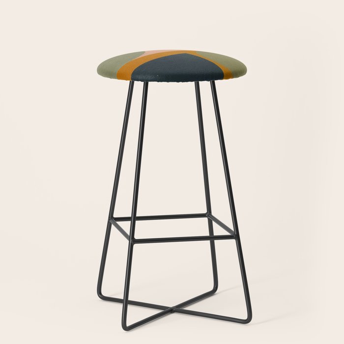 Mid Century Modern Balance Stool Gallery Image 1
