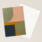 Mid Century Modern Balance Stationery Card Gallery Image 2