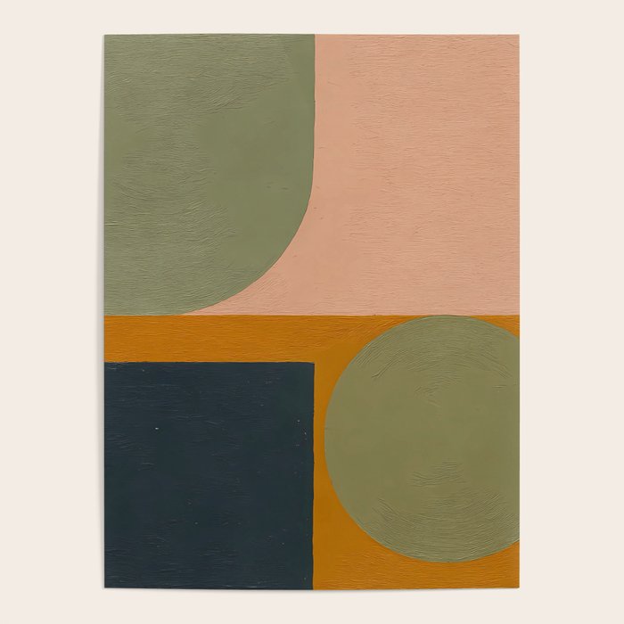 Mid Century Modern Balance Poster Gallery Image 4