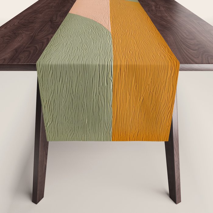 Mid Century Modern Balance Table Runner Gallery Image 1