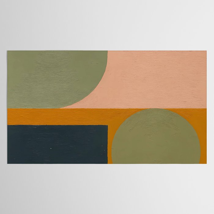 Mid Century Modern Balance Tablecloth Gallery Image 2