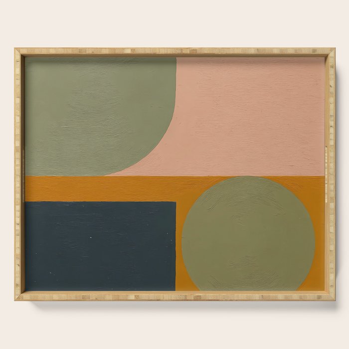 Mid Century Modern Balance Serving Tray Gallery Image 1