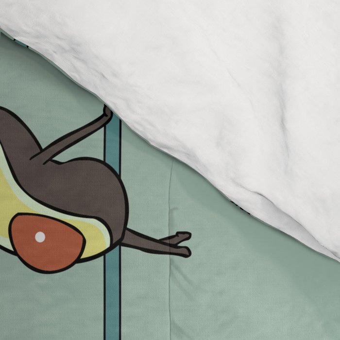 Avocados Pole Dancing Club Comforter Gallery Image 4