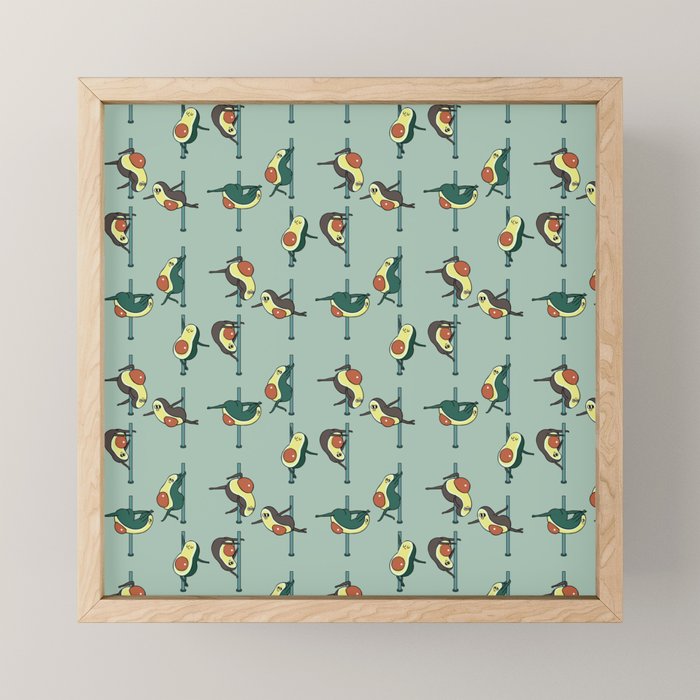 Avocados Pole Dancing Club Mini Art Print Gallery Image 1