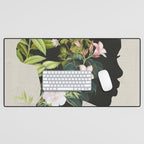Floral Portrait 16 Desk Mat Gallery Image 1