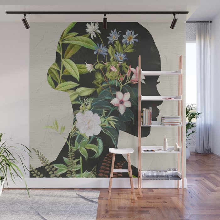 Floral Portrait 16 Wall Mural Gallery Image 1