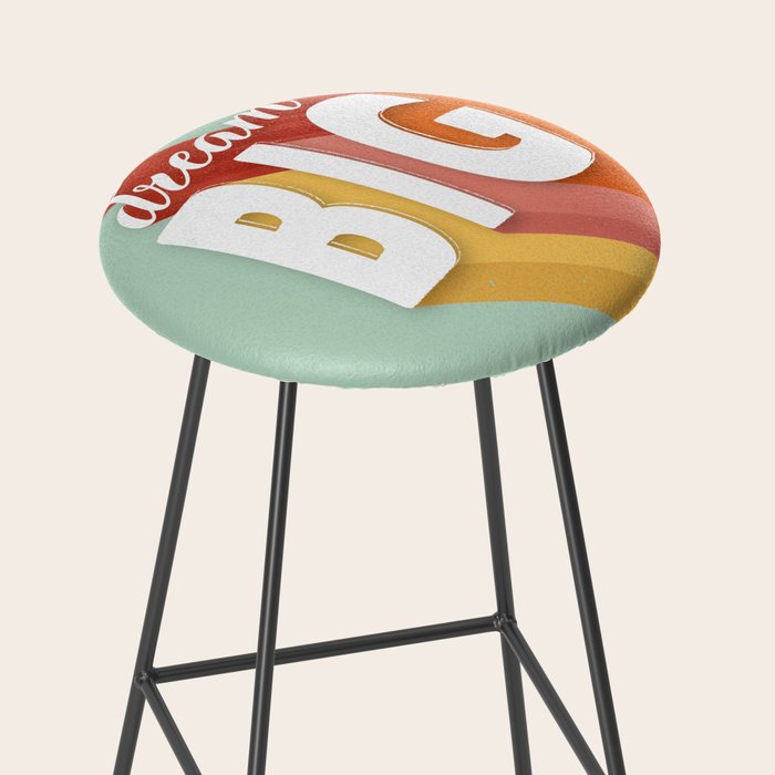 DREAM BIG - positive typography Stool Gallery Image 2