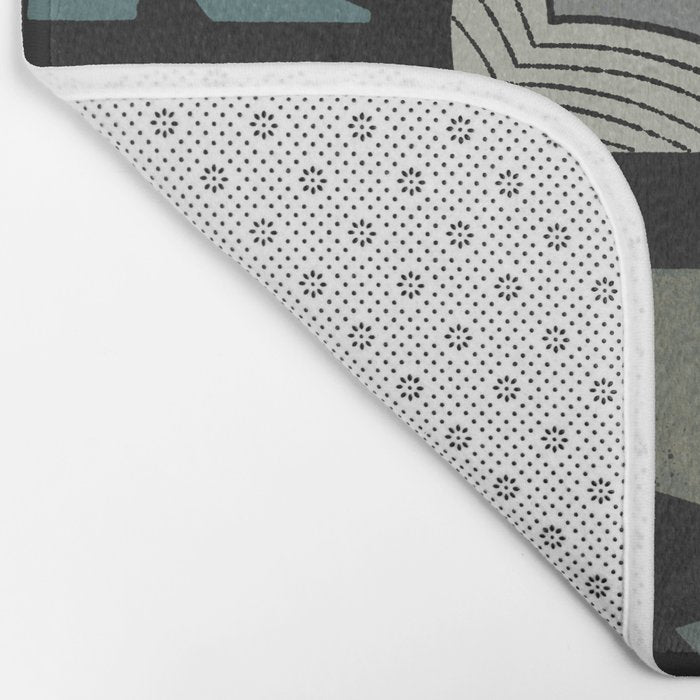 Retro Whale Pod Bath Mat Gallery Image 2
