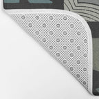 Retro Whale Pod Bath Mat Gallery Image 2