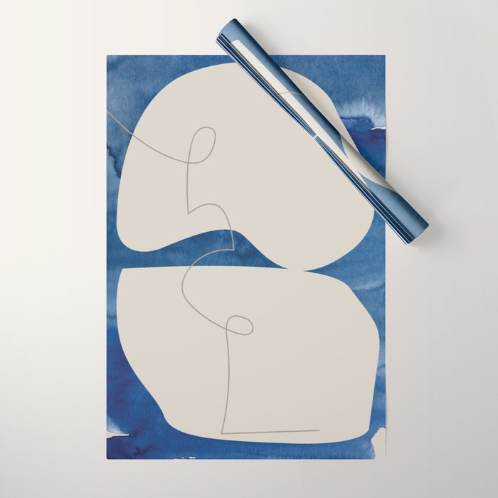 Blue Monday 02 Wrapping Paper Gallery Image 1