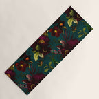 Before Midnight Vintage Flowers Garden Yoga Mat Gallery Image 1