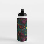 Before Midnight Vintage Flowers Garden Water Bottle Gallery Image 3