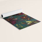 Before Midnight Vintage Flowers Garden Yoga Mat Gallery Image 2