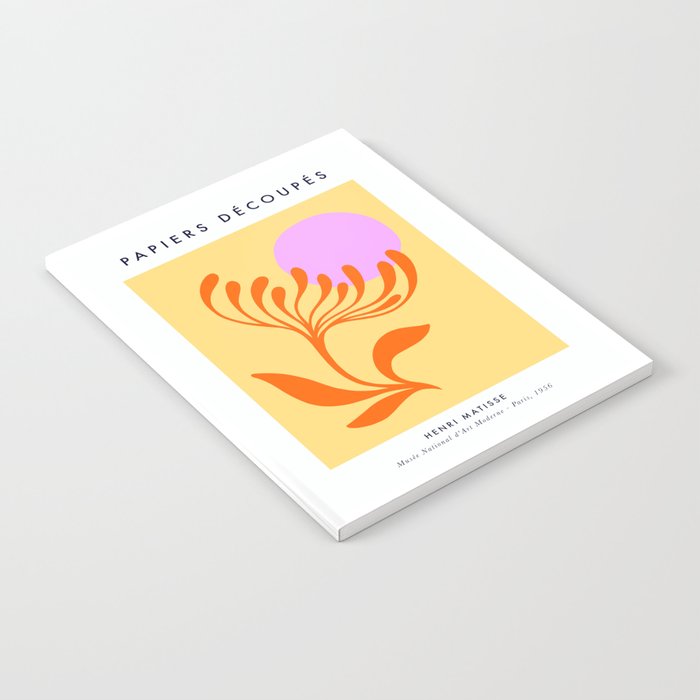 Matisse Poster 3. Flower & Sun cut-outs Notebook Gallery Image 2