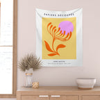 Matisse Poster 3. Flower & Sun cut-outs Wall Tapestry Gallery Image 2